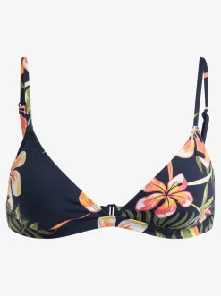 Roxy Bikini Tops* Into The Sun - Tiki Tri Bikinitop Voor Dames Mood Indigo Tropical Depht
