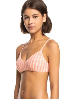Roxy Bikini Tops* Into The Sun - Triangel Bikinitop Voor Dames Papaya Punch Novelta Stripe H