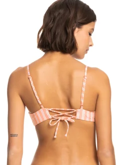 Roxy Bikini Tops* Into The Sun - Triangel Bikinitop Voor Dames Papaya Punch Novelta Stripe H