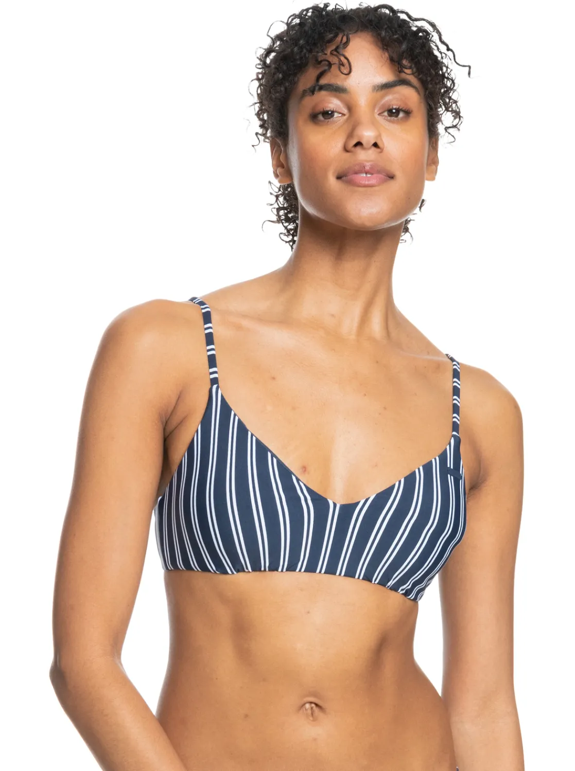 Roxy Bikini Tops* Into The Sun - Triangel Bikinitop Voor Dames Mood Indigo Novela Stripe Vert