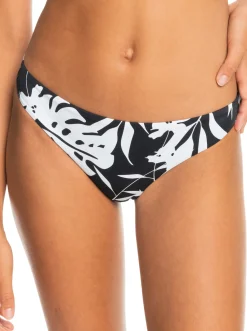Roxy Bikini Bottoms* Love The Baja - Cheeky Bikinibroekje Voor Dames Anthracite Surf Trippin Bico S