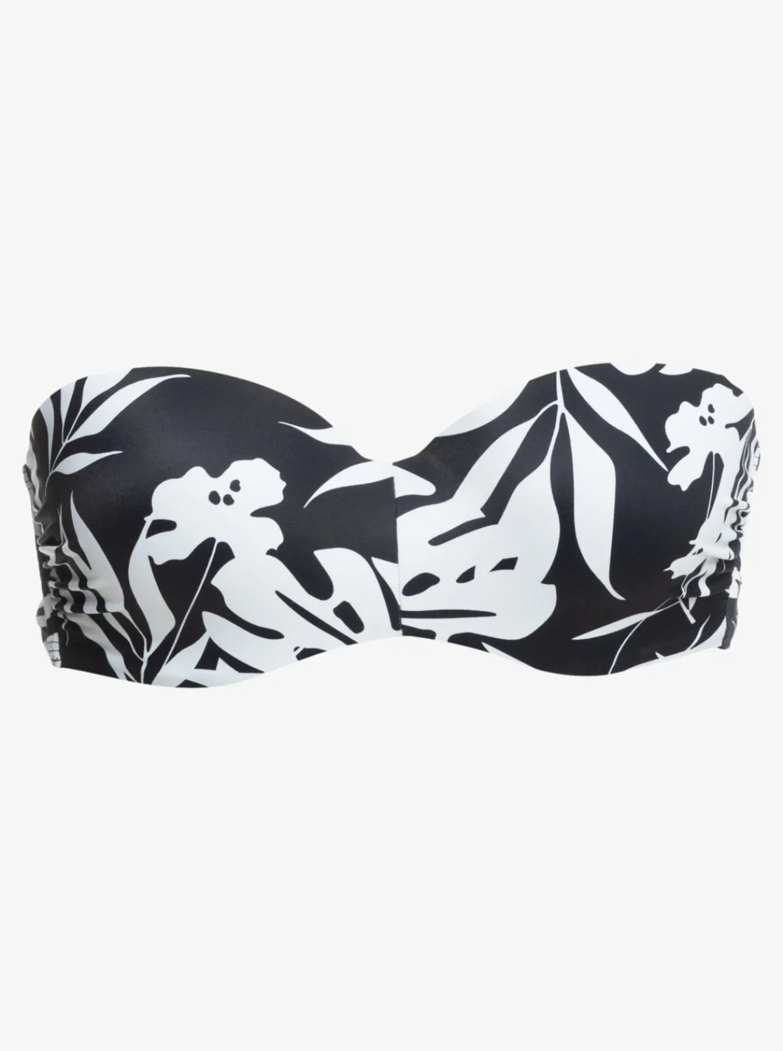Roxy Bikini Tops* Love The Beach Vibe - Bandeau Bikinitop Voor Dames Anthracite Surf Trippin Bico S
