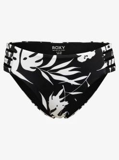Roxy Bikini Bottoms* Love The Rocker - Hipster Bikinibroekje Voor Dames Anthracite Surf Trippin Bico S