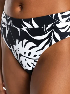 Roxy Bikini Bottoms* Love The Shorey - Bikinibroekje Met Medium Taille Voor Dames Anthracite Surf Trippin Bico S