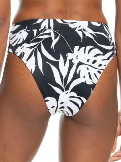 Roxy Bikini Bottoms* Love The Shorey - Bikinibroekje Met Medium Taille Voor Dames Anthracite Surf Trippin Bico S