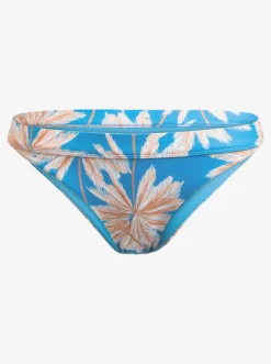 Roxy Bikini Bottoms* Love The Surfrider - Bikinibroekje Met Medium Taille Voor Dames Azure Blue Palm Island