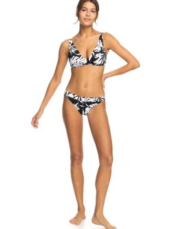 Roxy Bikini Bottoms* Love The Surfrider - Bikinibroekje Met Medium Taille Voor Dames Anthracite Surf Trippin Bico S