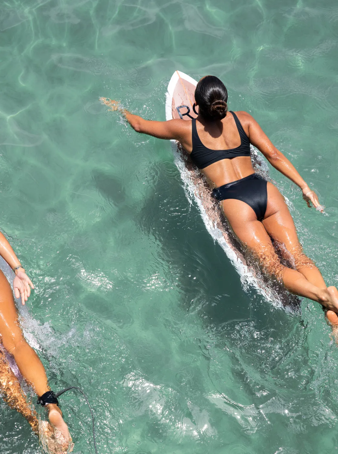 Roxy Bikini Tops* Pro The Pop Up - Crop Bikini Top Voor Dames Anthracite