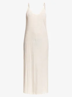 Roxy Badkleding*Salty Love - Jurk Met V-Hals Voor Dames Natural