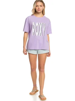 Roxy T-Shirts & Tops*Sand Under The Sky - T-Shirt Voor Dames Purple Rose