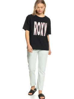 Roxy T-Shirts & Tops*Sand Under The Sky - T-Shirt Voor Dames Anthracite