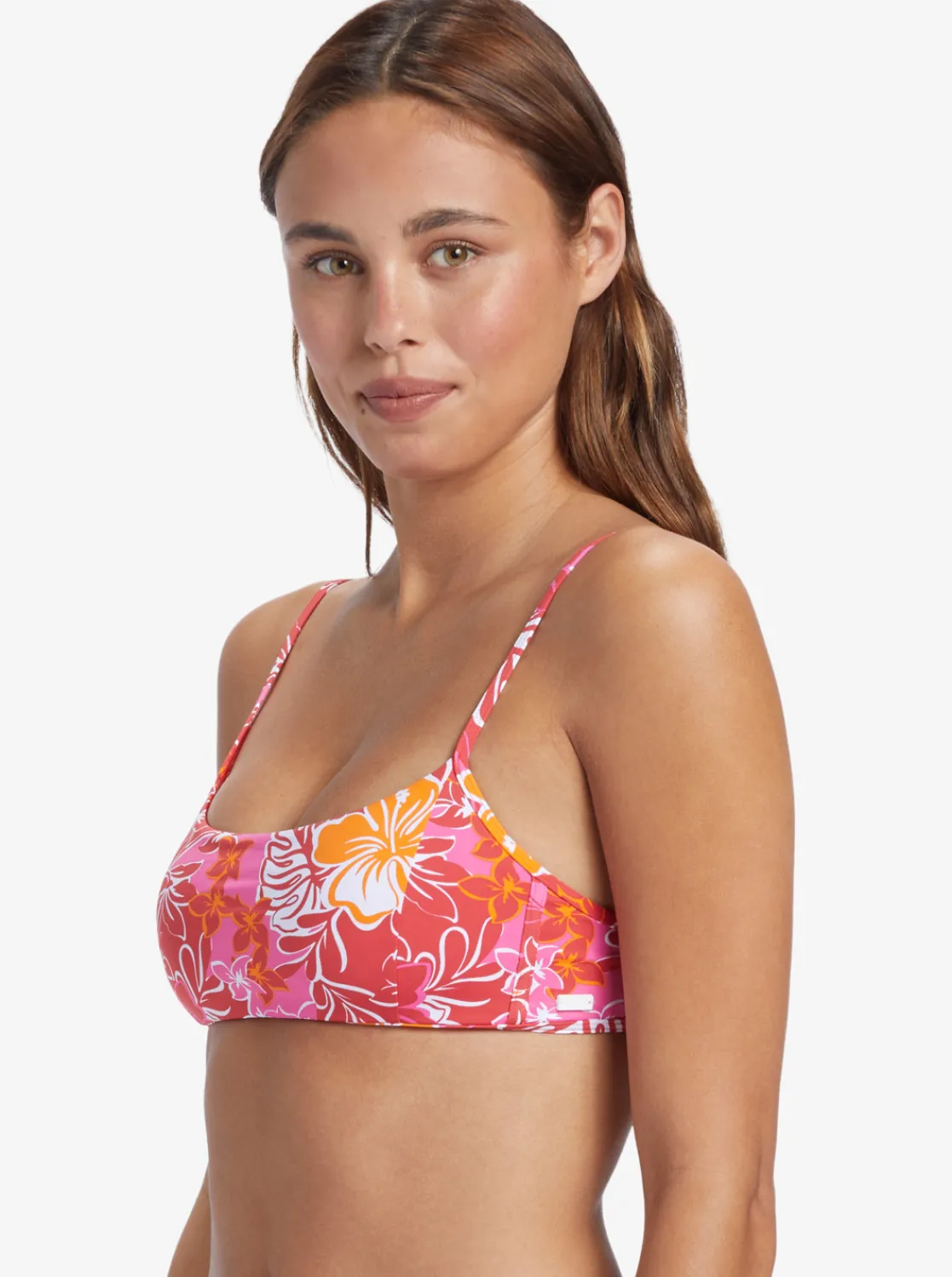 Roxy Bikini Tops*Sea Spray - Bralette Bikini Top For Women Hilo Hibiscus - Small
