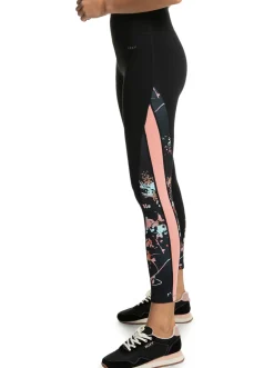 Roxy Broeken & Jeans*Shalala Love - Technische Legging Voor Dames True Black Tropical Cyanotype