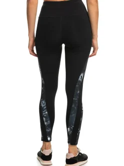 Roxy Broeken & Jeans*Shalala Love - Technische Legging Voor Dames True Black Future Flower