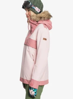 Roxy Snow-Jassen*Shelter 2021 - Snow Jack Voor Dames Silver Pink