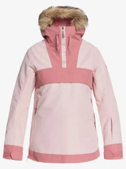 Roxy Snow-Jassen*Shelter 2021 - Snow Jack Voor Dames Silver Pink