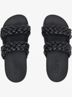Roxy Slippers*Slippy Braided - Sandalen Voor Dames Black