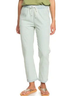 Roxy Broeken & Jeans*Slow Swell - Denim Broek Voor Dames Bleached Blue