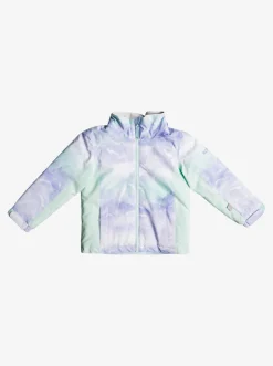 Roxy Snowboard Meisjes*Snowy Tale 2022 - Geisoleerd Snowjack Voor Meisjes 2-7 Fair Aqua Seous Rg