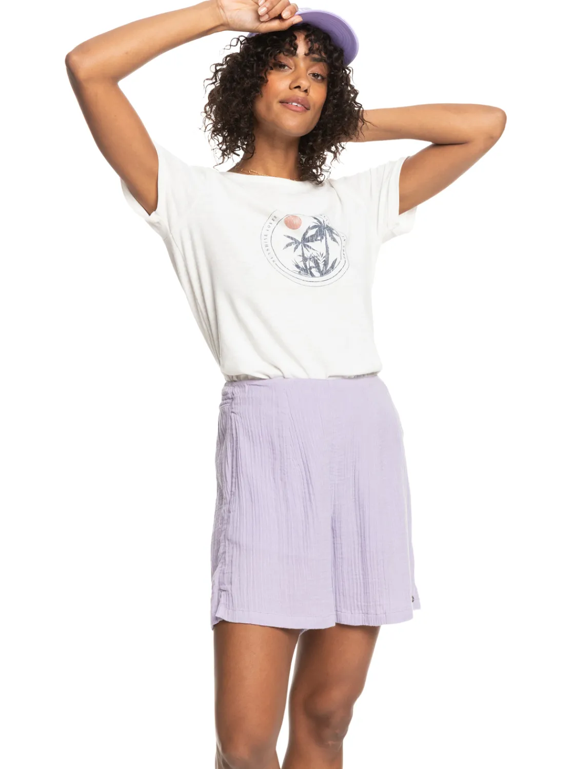 Roxy Hoeden & Petten*Soulrocker - Trucker Cap Voor Dames Purple Rose