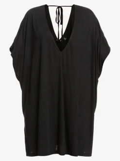 Roxy Badkleding*Stand For Love - Bedekkende Poncho Voor Dames Anthracite