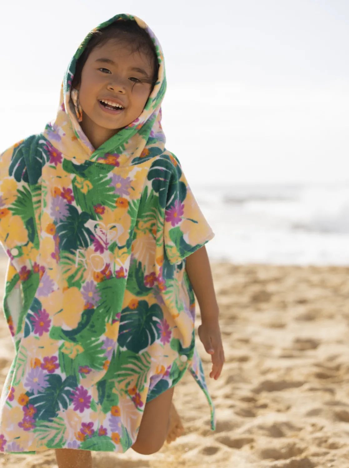 Roxy Accessoires*Stay Magical Printed - Handdoek Met Capuchon Mint Tropical Trails