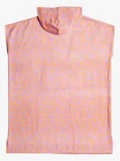 Roxy Badaccessoires*Stay Magical Printed - Handdoek Met Capuchon Mock Orange Hawaiianheat
