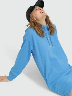 Roxy Truien & Cardigans*Surfing - Oversized Sweaterjurk Voor Dames Azure Blue