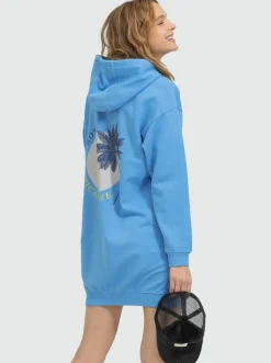 Roxy Truien & Cardigans*Surfing - Oversized Sweaterjurk Voor Dames Azure Blue