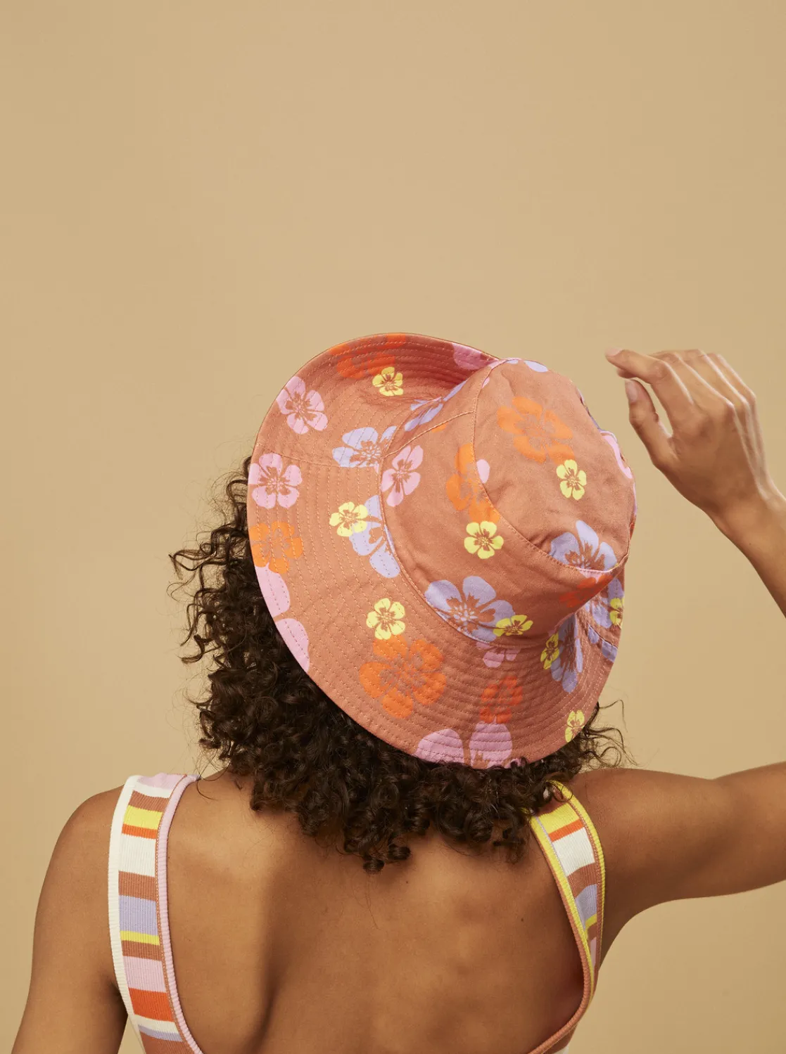 Roxy Hoeden & Petten*Surf.Kind.Kate. - Bucket Hat For Women Sunburn Positivity Paradise