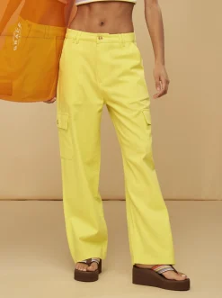 Roxy Broeken & Jeans*Surf.Kind.Kate. - Cargo Trousers For Women Yellow Plum