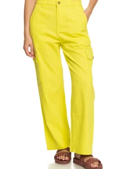 Roxy Broeken & Jeans*Surf.Kind.Kate. - Cargo Trousers For Women Yellow Plum