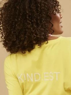 Roxy T-Shirts & Tops*Surf.Kind.Kate. - Oversized T-Shirt For Women Yellow Plum