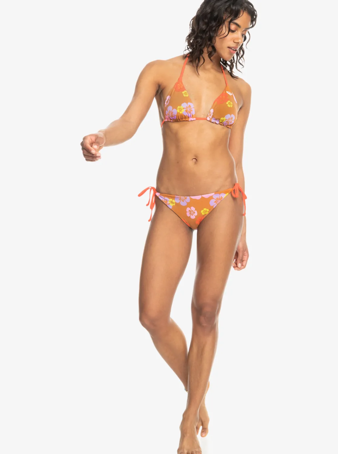 Roxy Bikini Tops*Surf.Kind.Kate. - Triangle Bikini Top For Women Sunburn Positivity Paradise