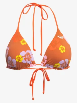 Roxy Bikini Tops*Surf.Kind.Kate. - Triangle Bikini Top For Women Sunburn Positivity Paradise