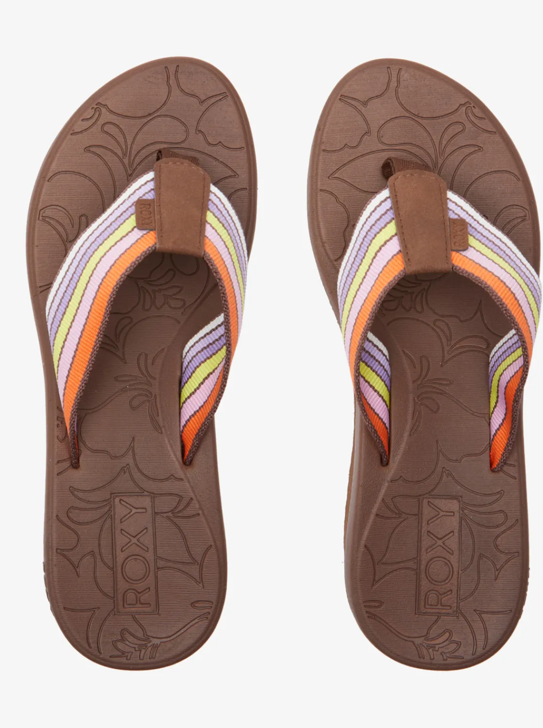 Roxy Slippers*Surf.Kind.Kate. Kallie - Sandals For Women Brown