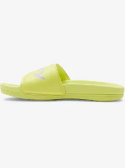 Roxy Slippers*Surf.Kind.Kate. Slippy - Sandals For Women Neon Yellow