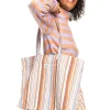 Roxy Handtassen*Sweeter Than Honey - Grote Draagtas Peach Whip Sand Stripper
