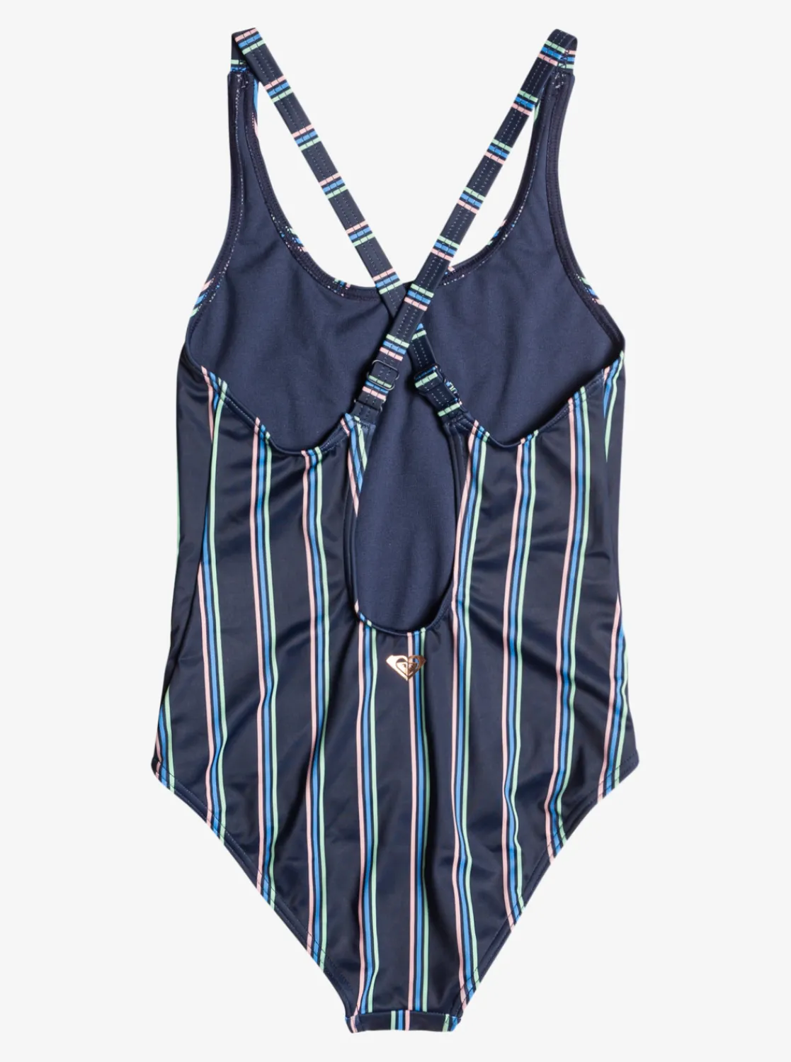 Roxy Swim*Swim For Days - Eendelig Badpak Voor Meisjes 6-16 Mood Indigo Horizon Line