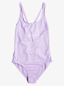Roxy Swim*Swim For Days - Eendelig Badpak Voor Meisjes 6-16 Purple Rose