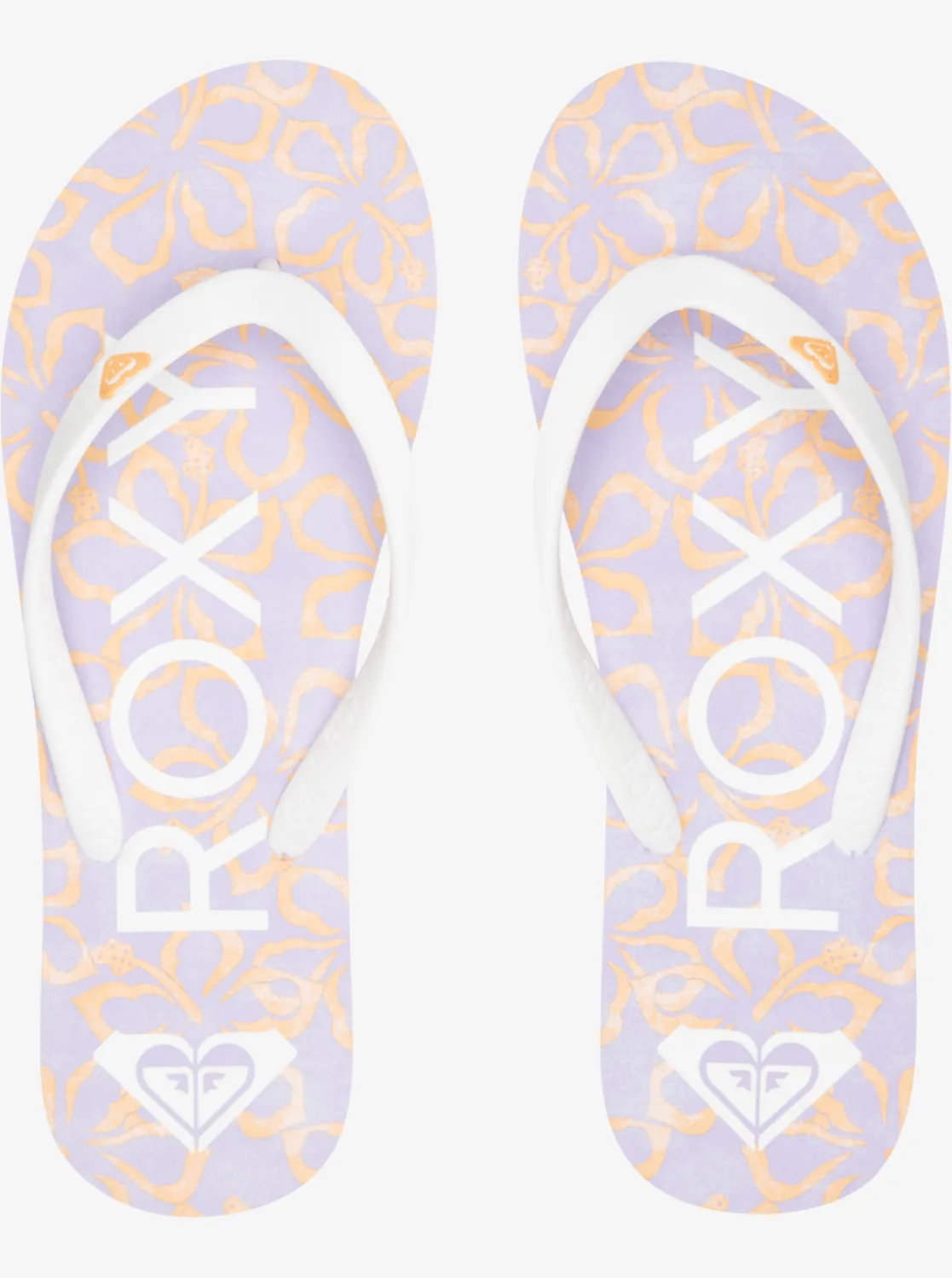 Roxy Slippers*Tahiti - Sandalen Voor Dames White/Lavender