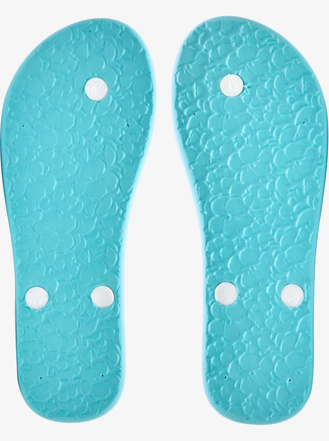 Roxy Slippers*Tahiti - Sandalen Voor Dames White/C Pink/Floral Print
