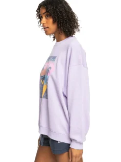 Roxy Sweatshirts & Hoodies*Take Your Place - Sweater Voor Dames Purple Rose