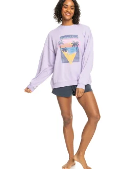 Roxy Sweatshirts & Hoodies*Take Your Place - Sweater Voor Dames Purple Rose