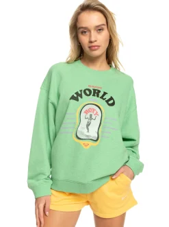 Roxy Sweatshirts & Hoodies*Take Your Place - Sweater Voor Dames Absinthe Green