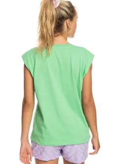 Roxy T-Shirts & Tops*The Smell Of The Sea - Mouwloos T-Shirt Voor Dames Absinthe Green