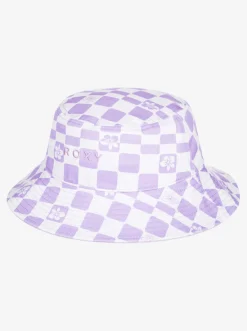 Roxy Accessoires*Tiny Honey - Bucket Hoed Voor Meisjes Purple Rose Flower Box