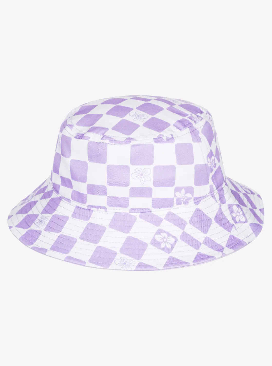 Roxy Accessoires*Tiny Honey - Bucket Hoed Voor Meisjes Purple Rose Flower Box