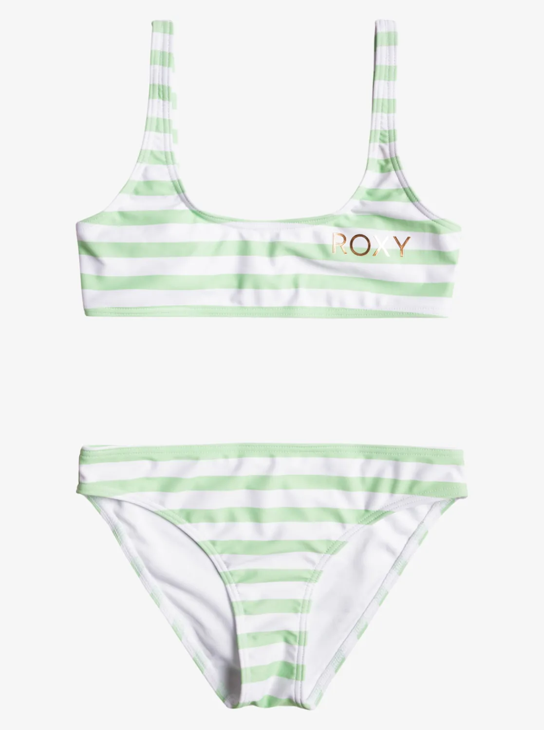 Roxy Swim*Tropical Time - Bralette Bikiniset Voor Meisjes 7-16 Pistacho Green Line Up