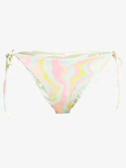 Roxy Bikini Bottoms*Tropics Hype - Cheeky Bikini Bottoms For Women Ambroisia Swirl Swim